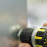 tv mounting drill shelves